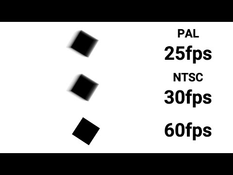 25 fps vs 30 fps vs 60 fps - Motion Video Test - PAL vs NTSC