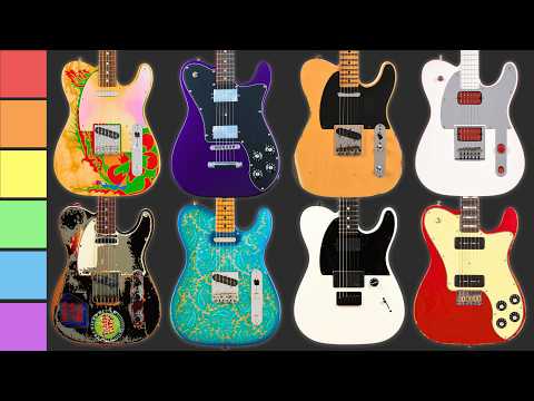 FAMOUS TELECASTER TIER LIST🤘