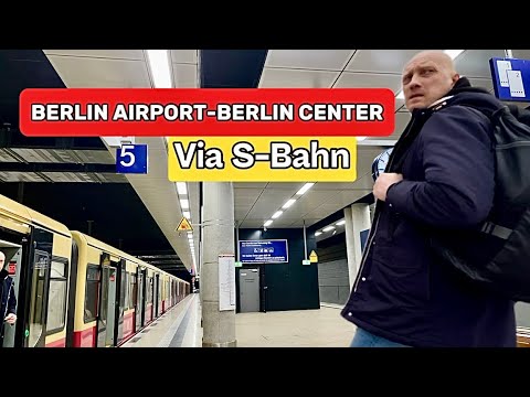 S-Bahn to Berlin City Center from Berlin Airport (train)
