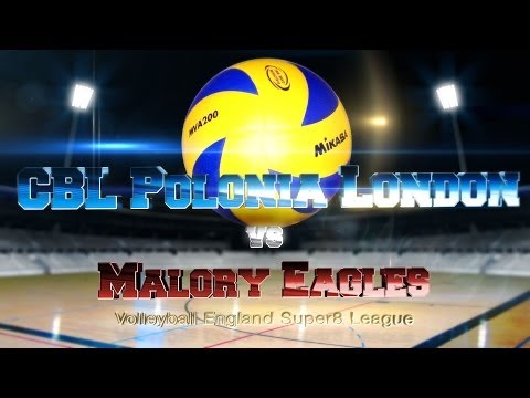 Volleyball England Super8: CBL Polonia London - Malory Eagles - 3:0 - full match