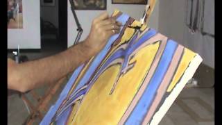 Mario Prencipe nel suo atelier