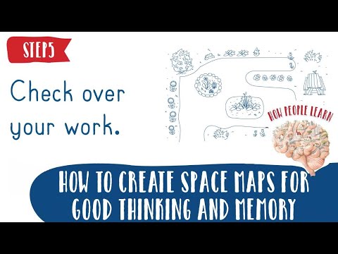 Space Maps for kids | How to create space maps for good thinking and memory | Tutorial 9 part