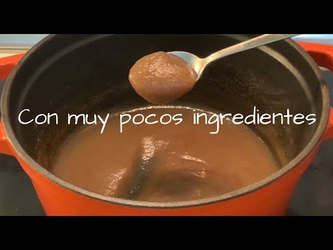 Compota de manzana