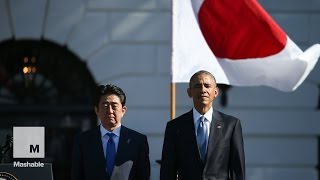President Obama Thanks Japan&#39;s Prime Minister for Karaoke, Anime and Emoji | Mashable
