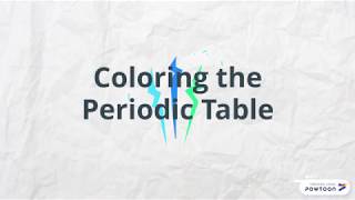 Coloring the Periodic Table