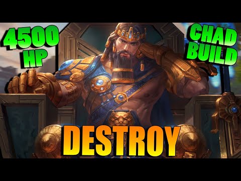 PURE HP GILGAMESH IS A MENACE TO THE META! 4500 HEALTH - Masters Ranked Duel - SMITE