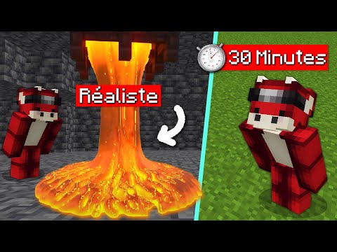 I made Minecraft Realistic with a Pack in 30 Minutes..