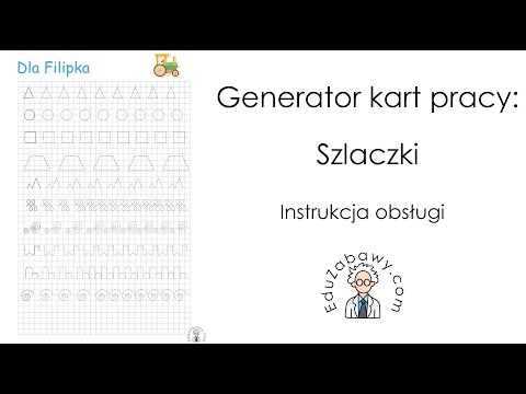 Generator kart pracy: Szlaczki - instrukcja obsługi