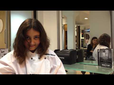 Chloe Holmes has hair cut for charity: Interview