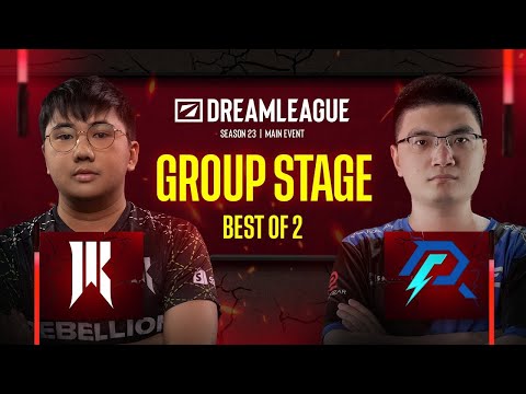 Full Game: Shopify Rebellion vs Azure Ray - Game 1 (BO2) | DreamLeague Season 23 Group Stage Day 2