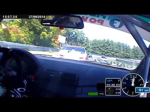 LimeRock Qualifying Race Crash  John ITS 9-27-14 (Clip)