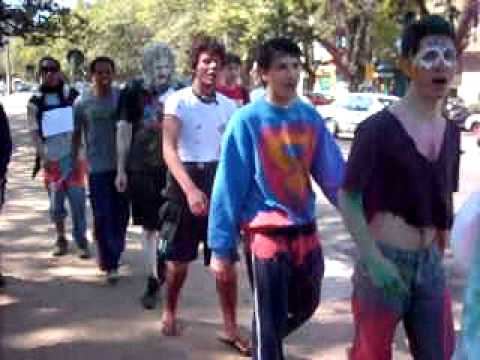 Trote CIC UFRGS 2010/2 - Chegada na Redenção