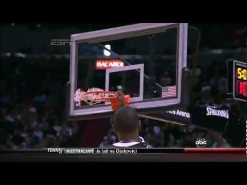 UNREAL: LeBron James JUMPS OVER John Lucas III for the Alley-Oop Dunk (Jan. 29, 2012), in HD