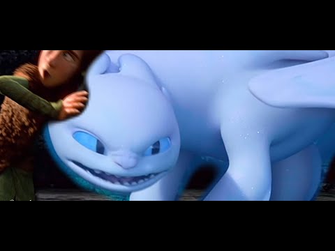 “In the end” What if the light fury saved hiccup instead? ///Light Furie’s death///