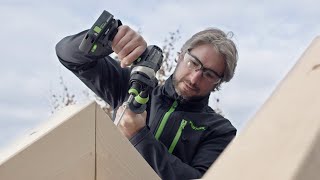 FESTOOL Akumulátorový príklepový vŕtací skrutkovač QUADRIVE TPC 18/4 Basic-Set/XL - 578832