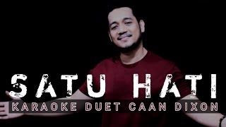 Download lagu SATU HATI (Nada/Nadi) Karaoke duet cowok/pria || Dangdut original mp3