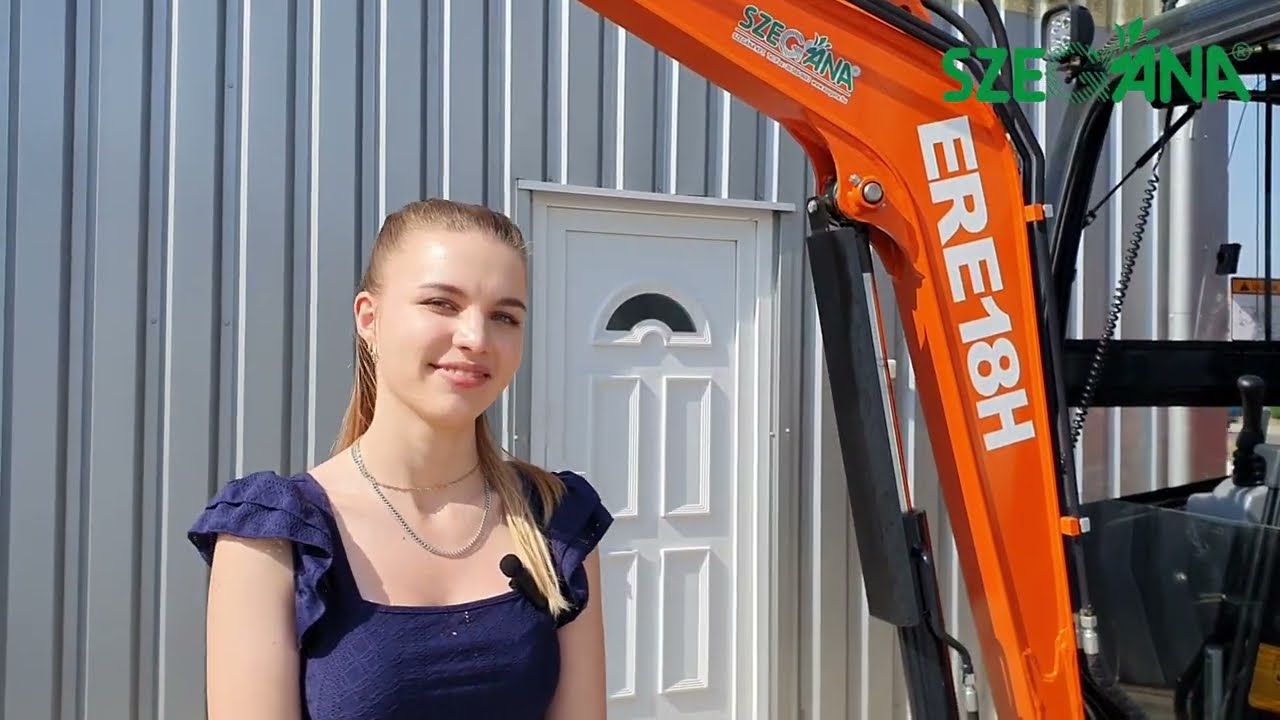 Everun ERE18H forgó kotró Kubota motorral