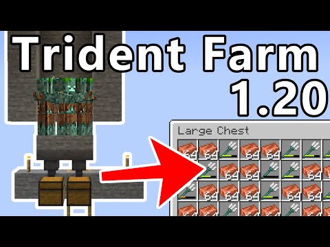 Trident / Copper farm | Minecraft 1.20