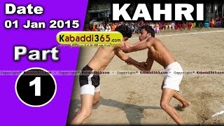 Kahri (Hoshiarpur)  Kabaddi Tournament 1 Jan 2015 Part 1 by Kabaddi365.com