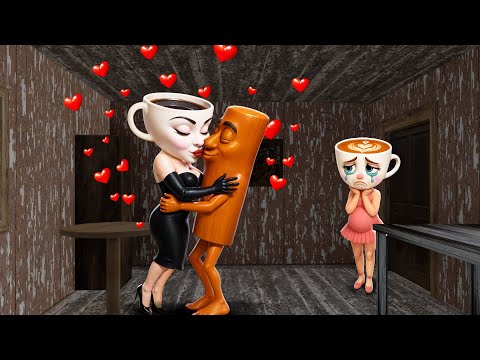 Ballerina Cappuccina Sad Story of Love with Tung Tung Sahur in Granny House! New Animation