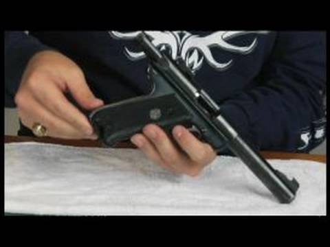 How to Clean & Disassemble a Ruger Mark 2 : Safety Tips for Cleaning a Ruger Mark 2 Gun