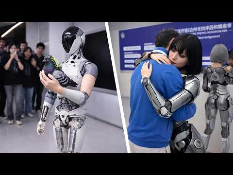 China New AI Robots Gain HUMAN SENSES (Touch, Vision, Smell And Memory)
