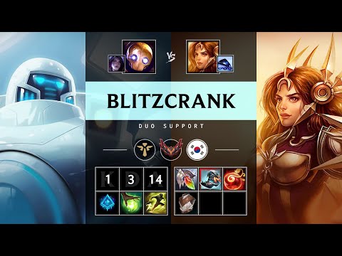 Blitzcrank Support vs Leona - KR Grandmaster Patch 25.21
