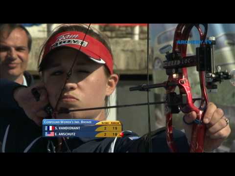Sandrine Vandionant v Erika Jones – compound women bronze | Porec 2010 Archery World Cup S1
