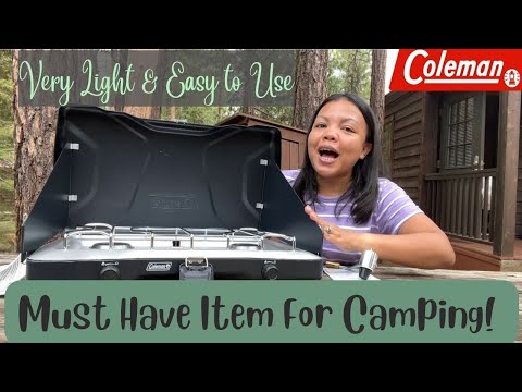 COLEMAN TRITON CAMPING STOVE REVIEW II UNBOXING AND DEMO IN THE NATURE