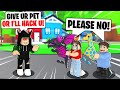 This *HACKER* DEMANDED our MEGA NEON SHADOW DRAGON! (Roblox Adopt Me)