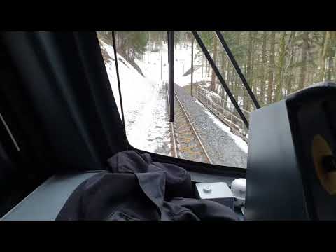 Führerstandsmitfahrt auf Mariazellerbahn mit  der Himmelstreppe  Laubenbachmühle  - Sankt Sebastian