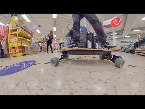 Supermarket Shopping with Stoke Evolve Electric Skateboards!!