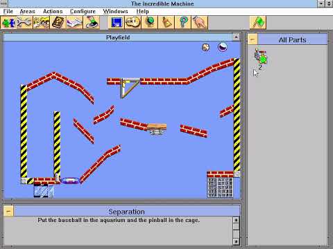The Incredible Machine 3 - Easy Puzzles (1995) [Windows 3x]