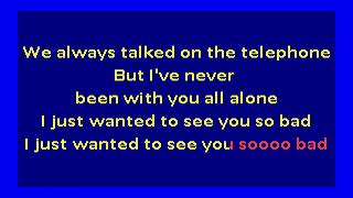 Lucinda Williams  - I Just Wanted to See You so Bad (karaoke)