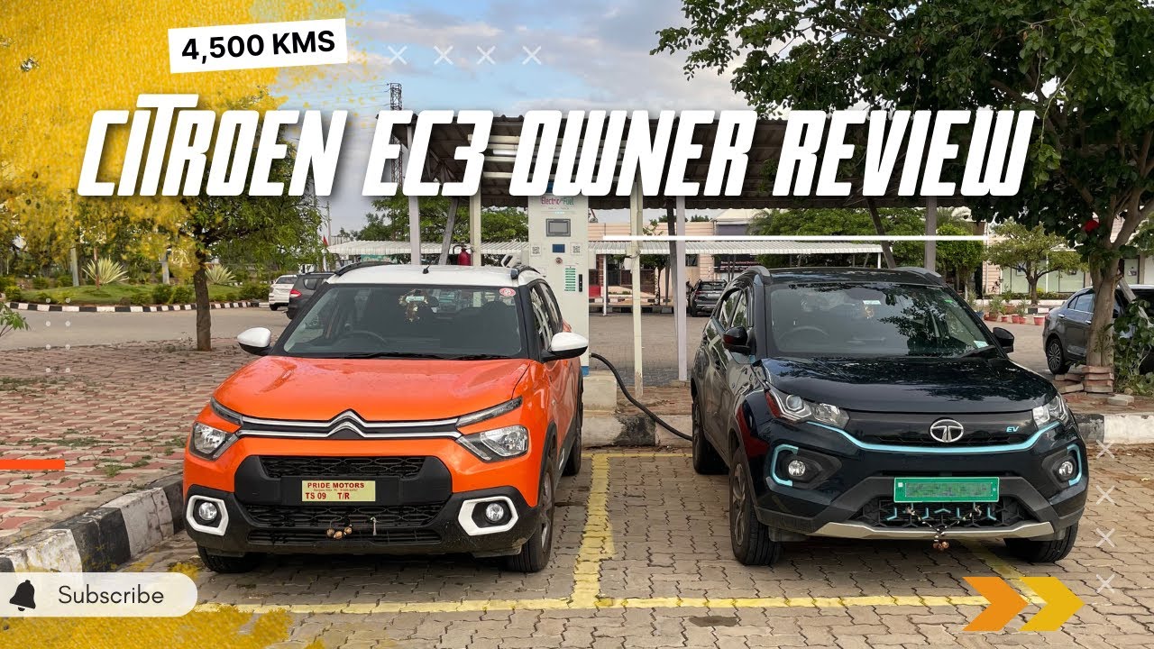 Citroen eC3 Owner Review at 4500kms | 6 weeks with EV | Visual comparison with Nexon EV