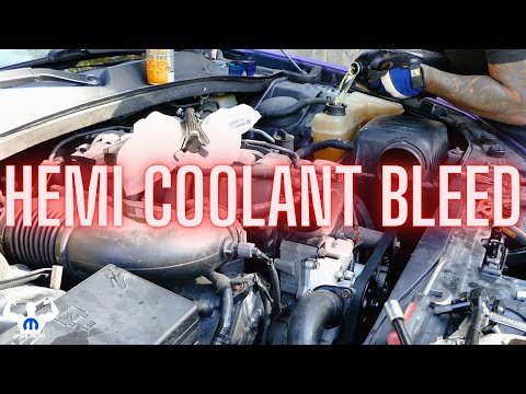 how to bleed coolant system on 5.7 hemi