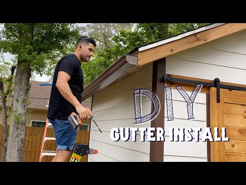 How to Install Gutters on a Shed | How-to