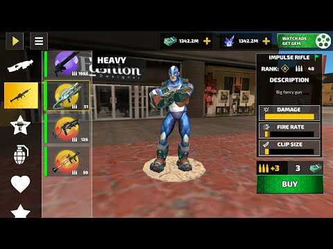 rope hero use powerful weapon IMPULSE RIFLE l  RIFLE #gaming