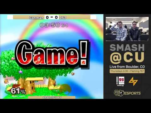 Smash @ CU #19: Conman vs. DSJ