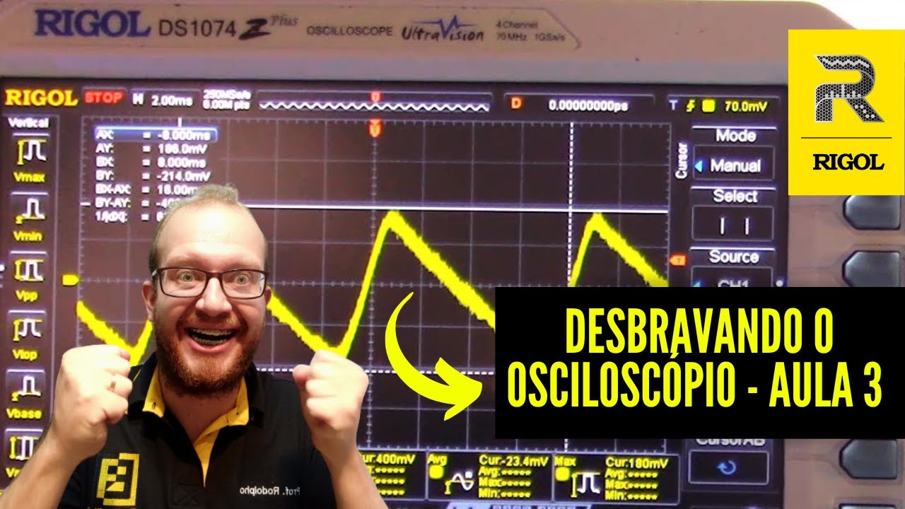 Curso de Osciloscopio RIGOL - Como Usar Osciloscópio para Medir Sinais em PCB? Eletronica Facil