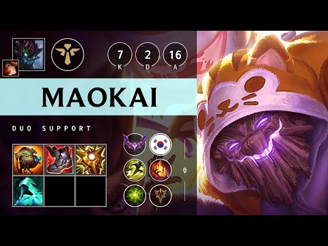 Maokai Support vs Alistar - KR Master Patch 25.17