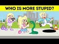 FUNNY Mystery Riddles To CONFUSE Your Dumb Brain Riddles W The Blonde Squad