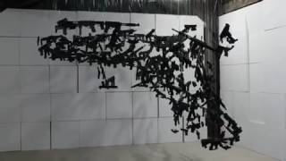 Michael Murphy&#39;s Epic Anti-Gun Artwork for the DNC