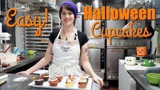 4 Easy Halloween Cupcake Ideas for Kids & Beginners