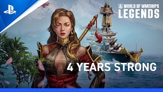 4 Years of World of Warships: Legends Trailer