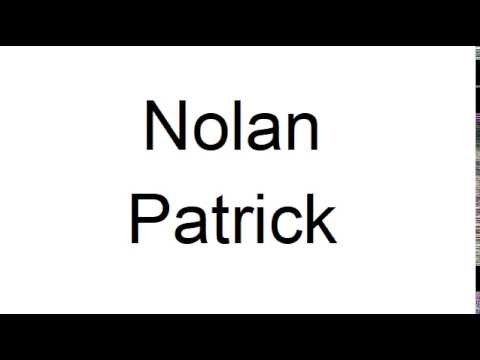 How to Pronounce Nolan Patrick - Philadelphia Flyers NHL Player