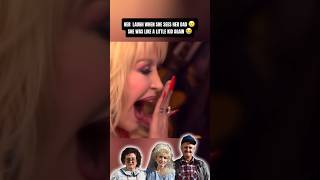 Dolly Parton watching an old video of her singing with her parents and it’s too much 😭 #dollyparton