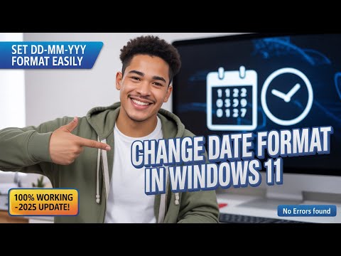 How to Change Date Format in Windows 11 (2025) | Set dd-mm-yyyy Format Easily
