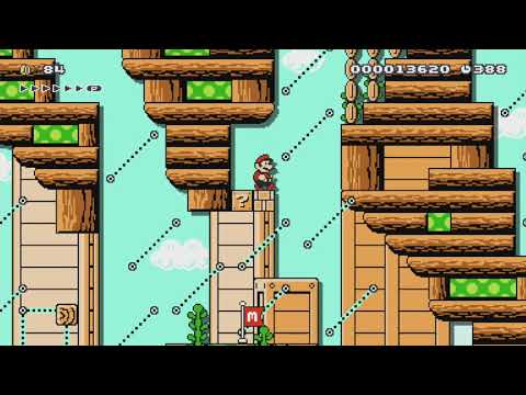 Rainy Morning in Moonlight Ruins by Riley - Super Mario Maker - No Commentary 1bt