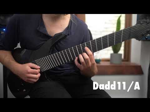 Synergy Instruments - Full Carbon 8 String Electric Guitar - Clean Demo - Kristian Fourier